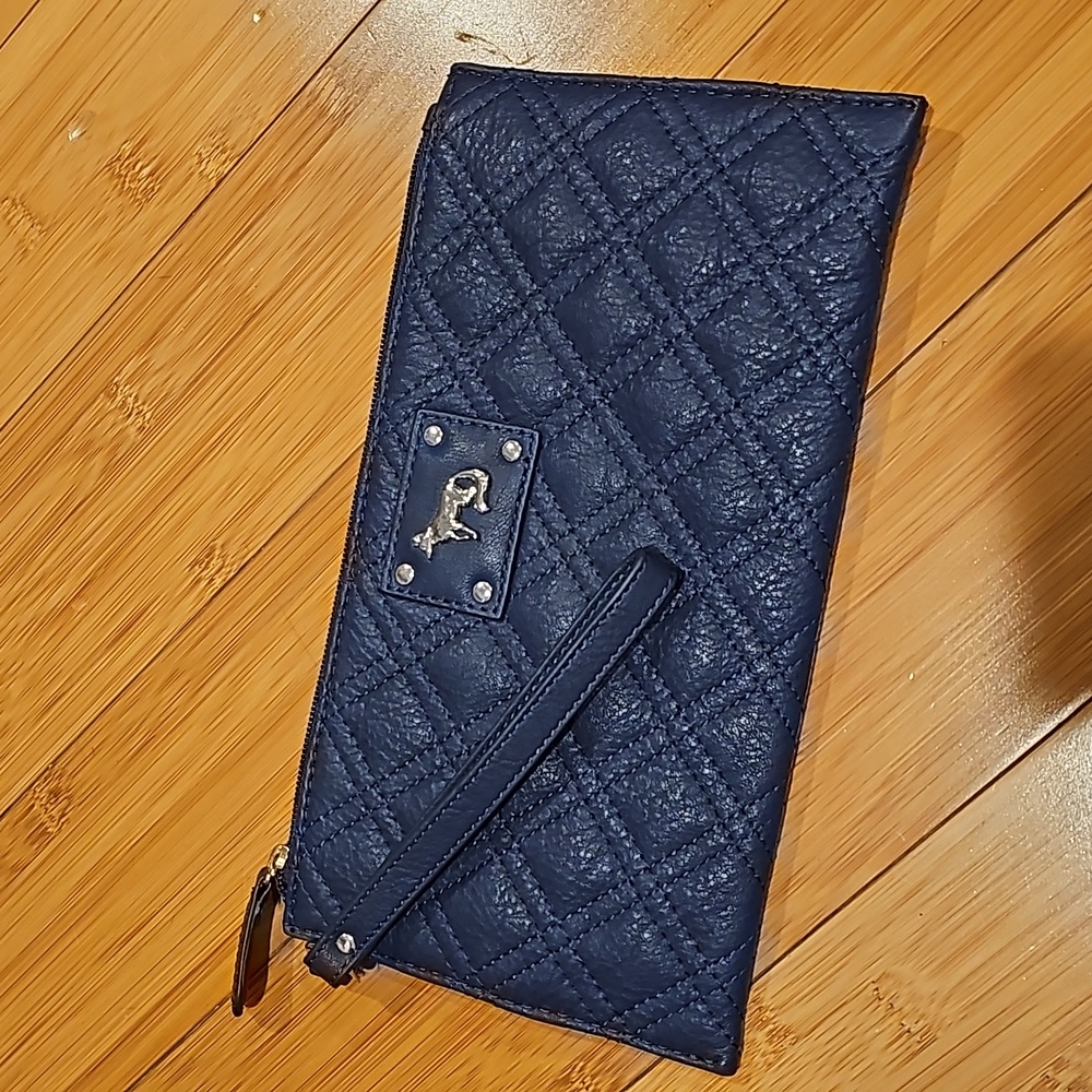 Emma Fox Genuine Quilted Leather Wristlet